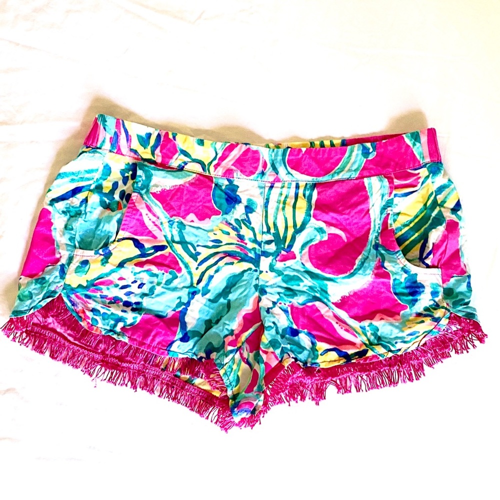 Lilly Pulitzer Fringe Shorts- small